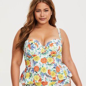 Torrid Floral Bikini Top - Multicolor
